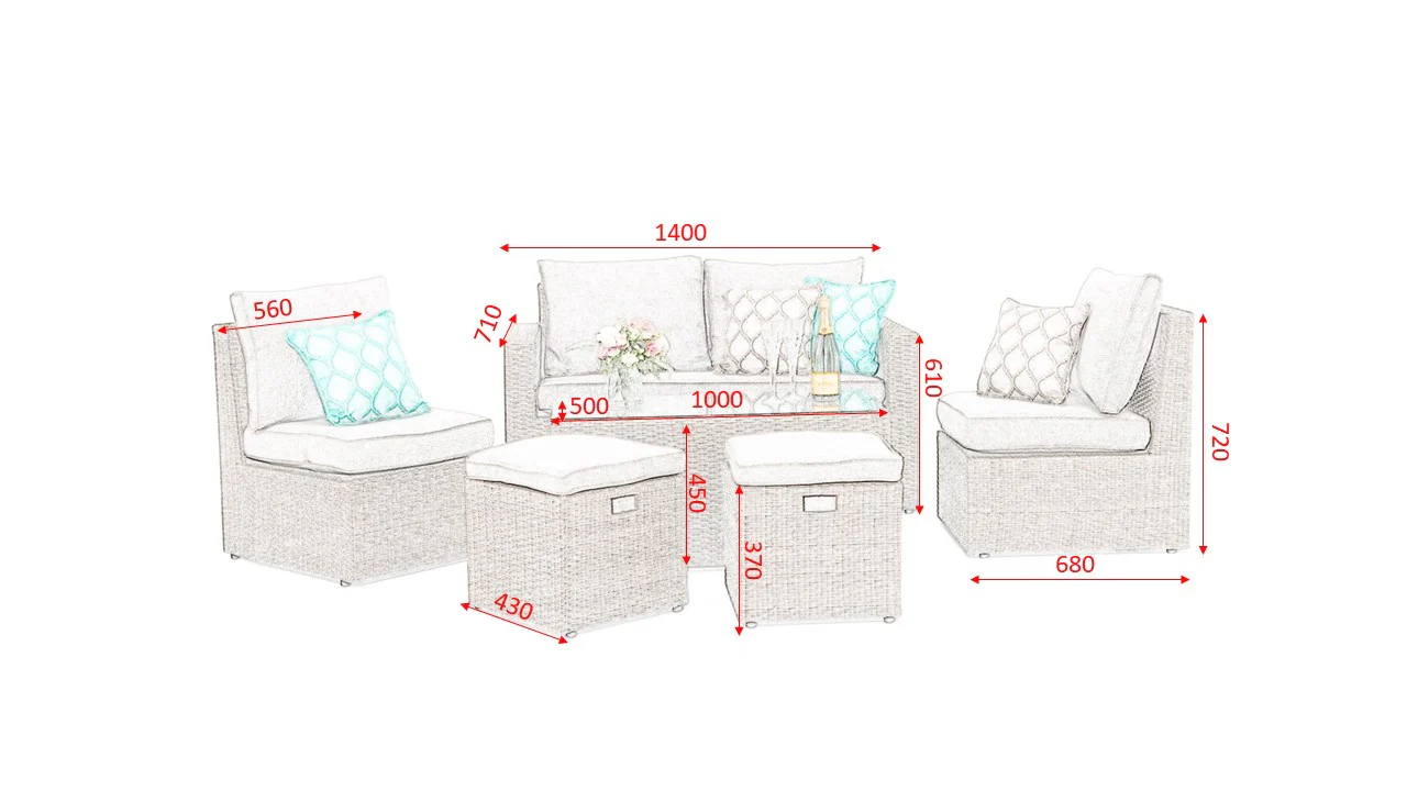 #1026 - Barbados Sofa Set ποΈπ΄βοΈ - Image 7