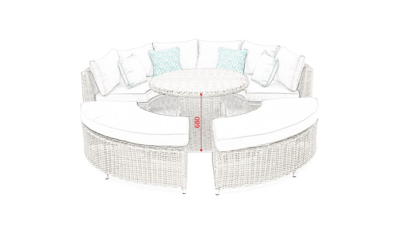 #3028 - ☀️ Havana Large Modular Daybed – The Ultimate Outdoor All-Rounder! - Image 5