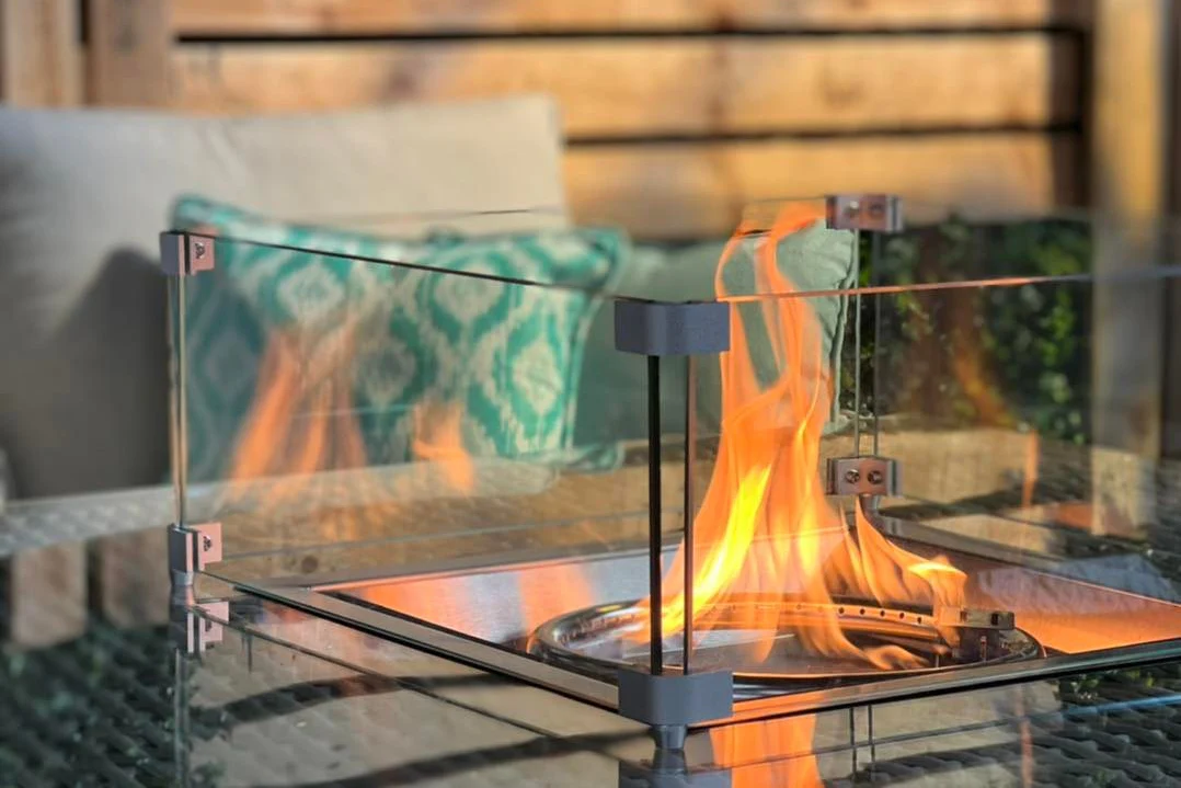 #3035 - 🔥 Havana Corner Fire Pit Set with 2 Luxury Armchairs - Image 3